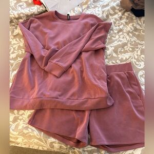 Women's Mauve Lounge Set
